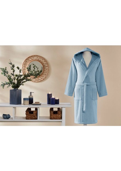 Ekoseli Kapüşonlu Çocuk Bornozu fiyatları