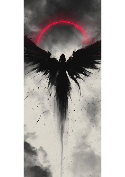 Araba Kapı Direk Kaplama Folyosu Siyah Melek