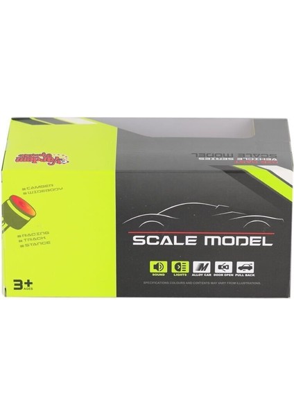 KM-3261B-VARDEM Kutulu Çek Bırak 1:32 Işıklı ve Sesli Metal Jeep