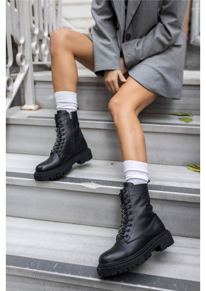 Cash Kadın Bej Gercek Deri Taş Detay Bot indirimleri