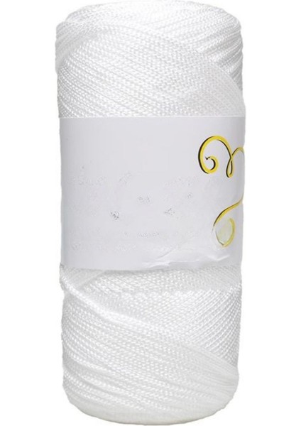 Makrome Ipi 3mm Polyester Beyaz