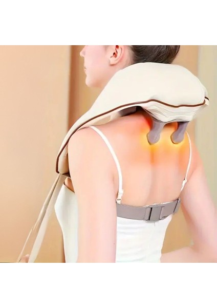 Adatak® Elektrikli Boyun ve Sırt Masaj Aleti Kablosuz Boyun ve Omuz Yoğurma Masaj Yastığı fiyatları