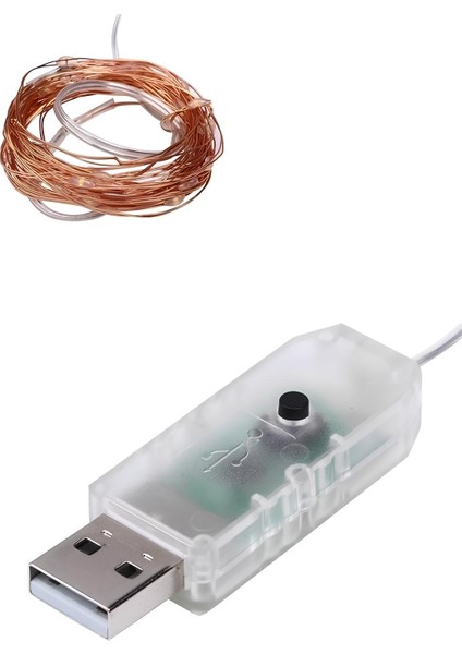 Yılbaşı ve Özel Konsept Dekorasyon 5 mt USB Bağlantılı LED Işık fırsatları