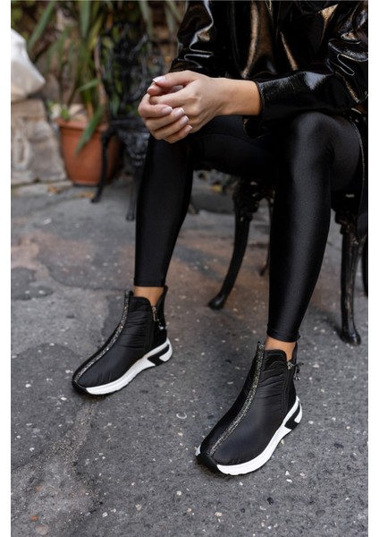 Barnes Kadın Yeşil Taş Detay Paraşüt Detay Kumaş Bot fiyatları