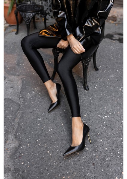 Carter Kadin Altın Gold Topuklu Galvanız Ökçe Stiletto fırsatları