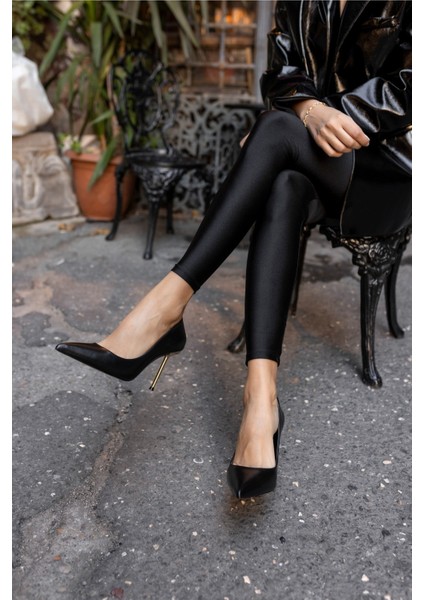 Carter Kadin Altın Gold Topuklu Galvanız Ökçe Stiletto indirimleri