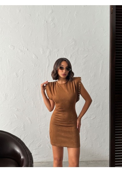 Taş Detay Sırt Dekolteli Elbise Yeni indirimleri