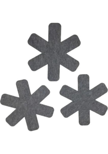 3 Adet Kalın Keçe Tava,tencere ve Bor Cam Koruyucu 30X30