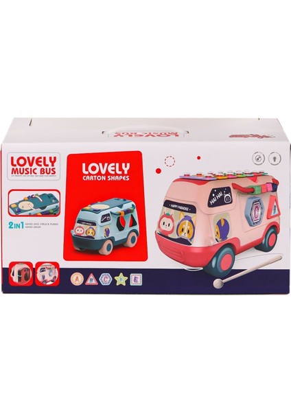 RT980 Eğitici Bultak Işıklı Müzikli Otobüs -Vardem Oyuncak fırsatları