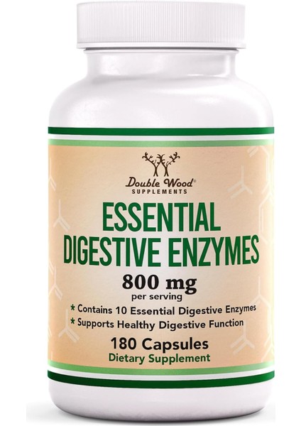 Digestive Enzymes Bromelain Lactase 180 Caps