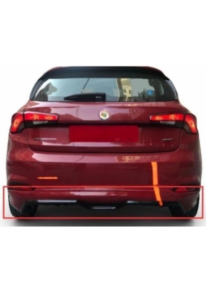 Fıat Egea Hb Arka Tampon Eki (( 612 Mistik Gri Boyalı Ortası Siyah ))