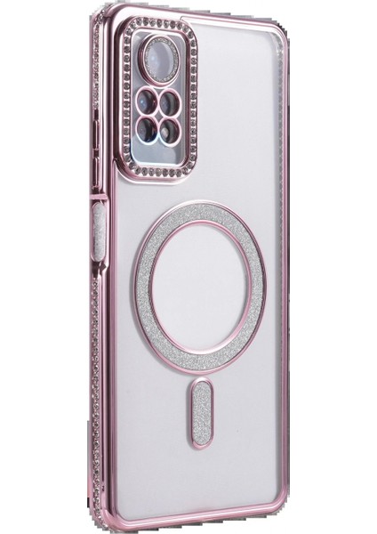 Xiaomi Redmi Note 12 Pro 4g Joke Simli Magneticsafe Kılıf - Pembe modelleri