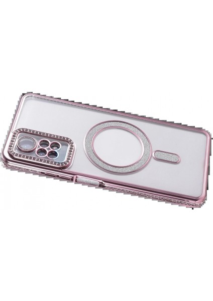 Xiaomi Redmi Note 12 Pro 4g Joke Simli Magneticsafe Kılıf - Pembe fırsatları