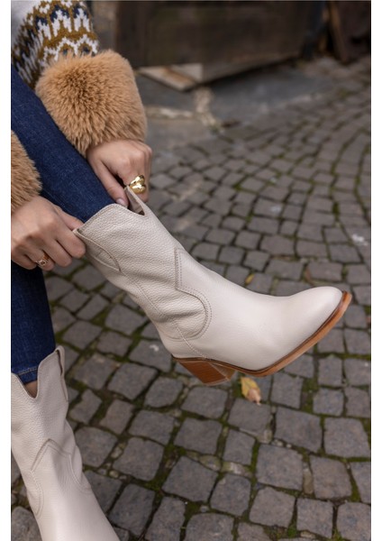 Molina Kadın Bej Gercek Deri Bot indirimleri