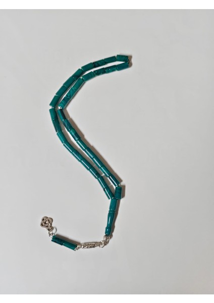 Yeşil Kesme Kesim Toz Kehribar Tesbih modelleri