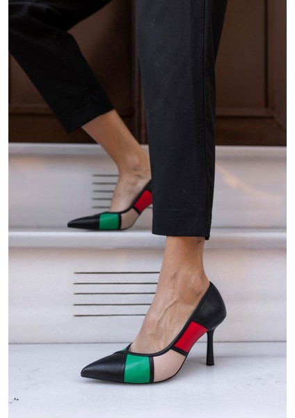 Suggs Kadın Bej Parça Garnili Topuklu Ayakkabi fiyatları