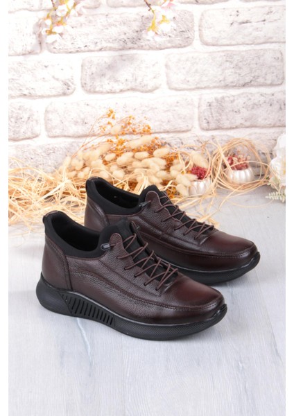 383513 Rahat Kauçuk Taban Orijinal Hakiki Deri Erkek Ayakkabı