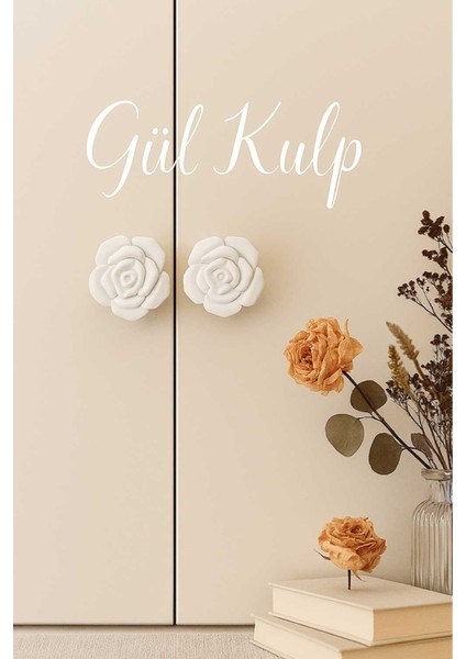 Lüks Gül Kulp Mobilya Çekmece Dolap Yatak Odası Şifonyer Genç ve Çocuk Odası Kulpu