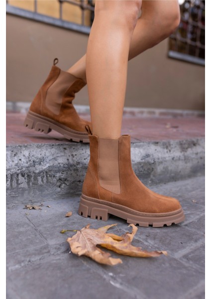 Fast Kadın Siyah Gercek Deri Bot