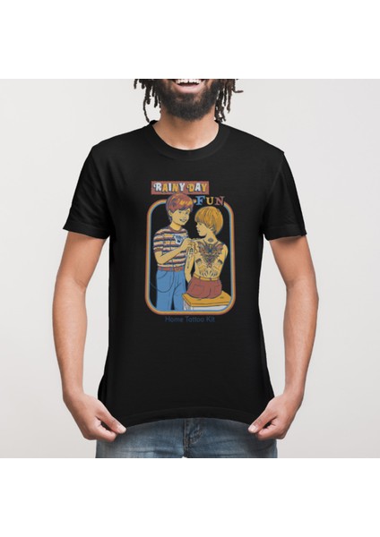 Renkli ve Rahat Unisex Tişört, Günlük Şıklık Için Ideal Seçim fiyatları