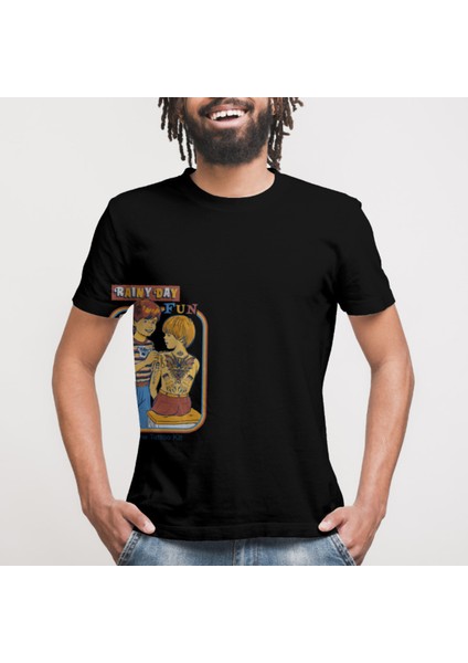 Renkli ve Rahat Unisex Tişört, Günlük Şıklık Için Ideal Seçim fırsatları