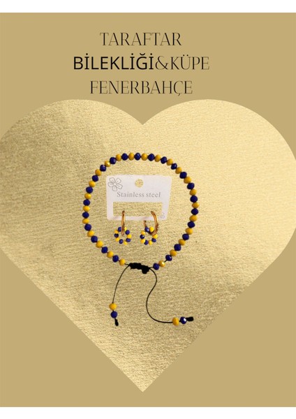 Kristal Taraftar Bilekliği ve Kristal Taraftar Çelik Küpe Tasafrar Aksesuar modelleri