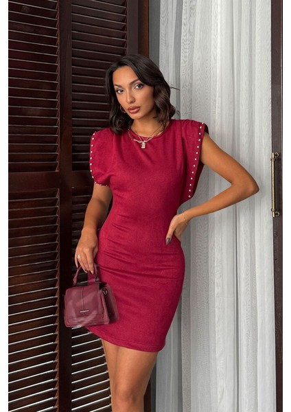 Taş Detay Sırt Dekolteli Elbise Yeni fiyatları