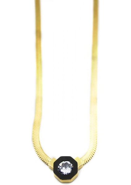 Ieg Çağla Italyan Zincir Çelik Kolye - Altın fiyatları