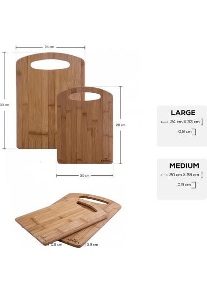 Kişiselleştirilebilir Karaca 2'li Kesme Tahtası Özel Isim ve Tasarımlı indirimleri