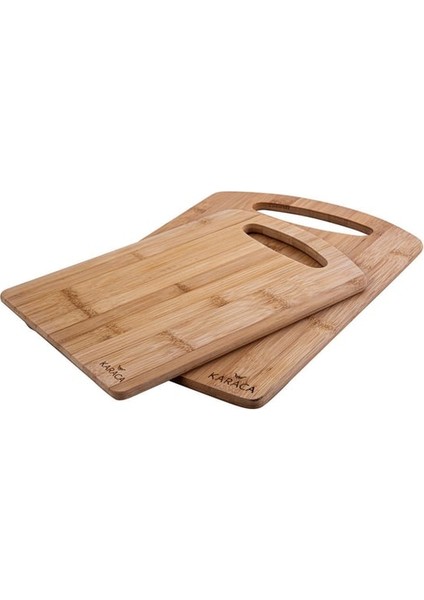 Kişiselleştirilebilir Karaca 2'li Kesme Tahtası Özel Isim ve Tasarımlı