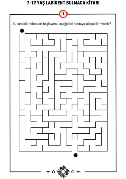 7-12 Yaş Labirent Bulmaca Kitabı (100 Labirent Cevaplarıyla) fiyatları