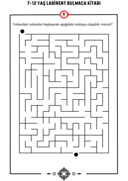 7-12 Yaş Labirent Bulmaca Kitabı (100 Labirent Cevaplarıyla) modelleri