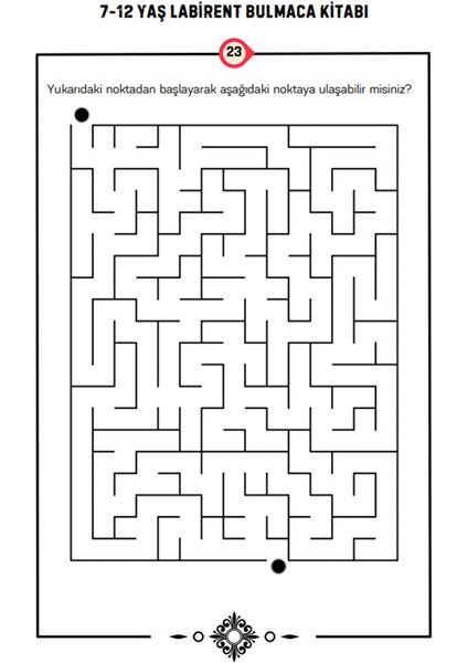 7-12 Yaş Labirent Bulmaca Kitabı (100 Labirent Cevaplarıyla) fırsatları