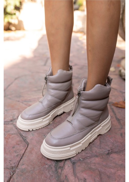 Zone Kadın Siyah Gercek Deri Bot fiyatları