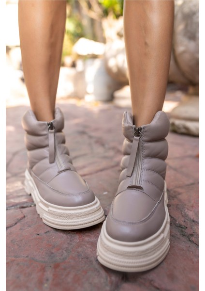 Zone Kadın Siyah Gercek Deri Bot fırsatları