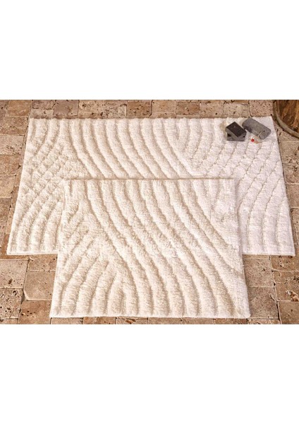 Salsa Banyo Paspası 2'li Ekru