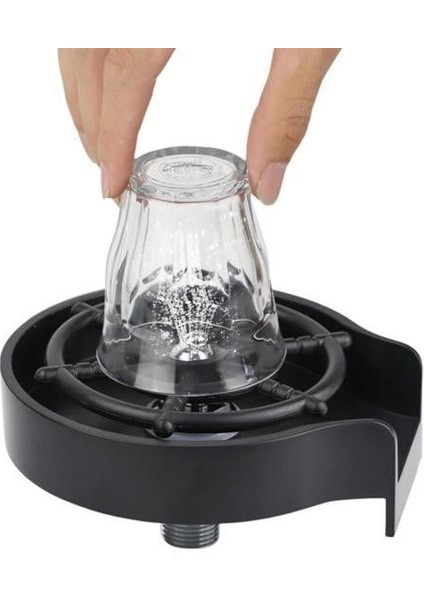 Adatak® Yüksek Basınçlı Otomatik Bardak Yıkama Aparatı Mutfak Lavaboları Için Hızlı Kupa Durulayıcı indirimleri