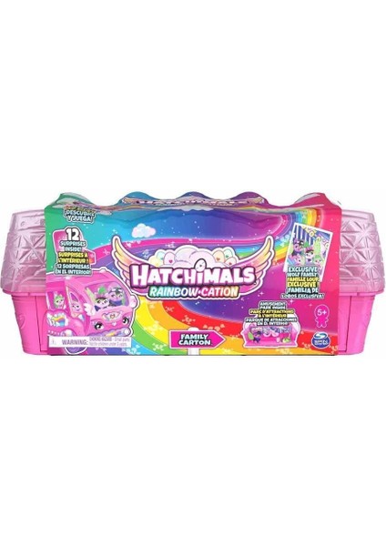 64444 Hatchimals Kurt Ailesi Yumurta Kartonu