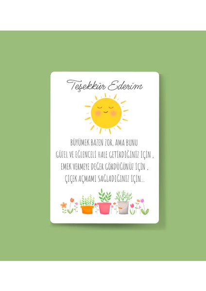 Teşekkür Kartı-Özel Gün 24 Kasım -Öğretmenler Günü Tebrik Kartı 4 Lü-Not Kartı-Hediye Kartı-Tek Yüzlü fiyatları