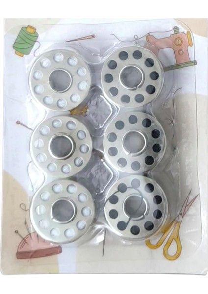 Masura Ipli 6'lı Metal Siyah-Beyaz