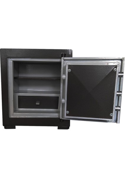 Sur Çelik Para Kasaları Şifreli Gizli Bölmeli Çelik Para Kasası Gri Özel Boya Sağlam Kaliteli 55 cm fiyatları