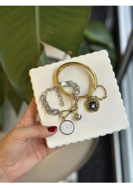 Ieg 2'li Zincirli Saat Bileklik - Çok Renkli fiyatları