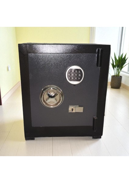 Sur Çelik Para Kasaları Şifreli Gizli Bölmeli Para Kasası 55 cm