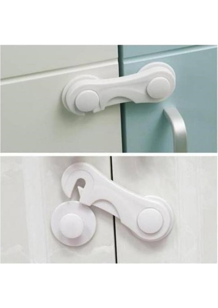 Adatak® Bebek Çocuk Güvenliği Çekmece ve Dolap Için Kendiliğinde Yapışkanlı Vidasız Kapak Kilidi modelleri