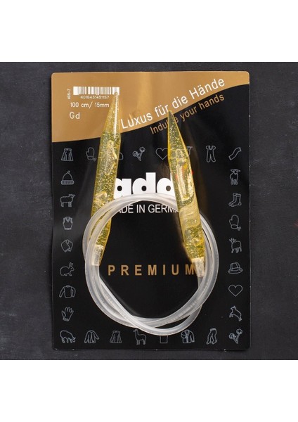 Addi Champagner 15MM 100CM Misinalı Şiş - 405-7
