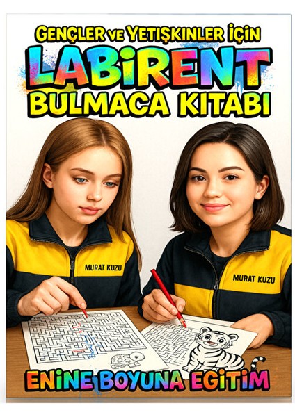 Gençler ve Yetişkinler Için Labirent Bulmaca Kitabı (100 Labirent Cevaplarıyla)