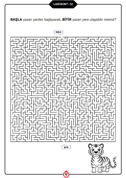Gençler ve Yetişkinler Için Labirent Bulmaca Kitabı (100 Labirent Cevaplarıyla) fırsatları