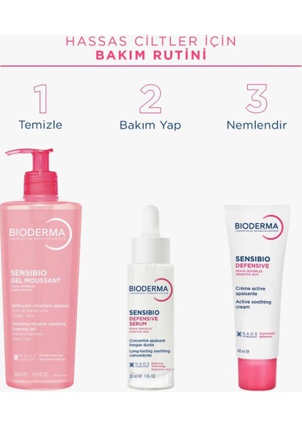 Bioderma Sensibio Foaming Gel Hassas ve Normal Ciltler Durulanan Micellar Yüz Temizleme Jeli 500 ml fırsatları