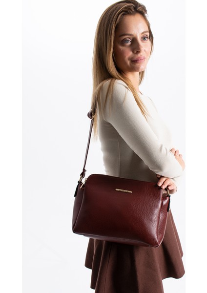 Glc Kadın 3 Bölmeli Ayarlanabilir Askılı Çapraz Çanta