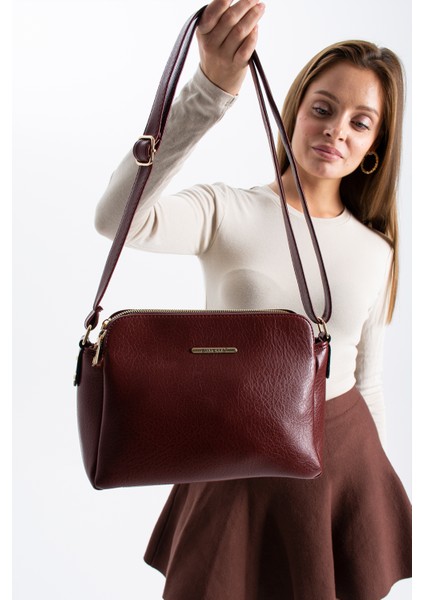 Glc Kadın 3 Bölmeli Ayarlanabilir Askılı Çapraz Çanta modelleri